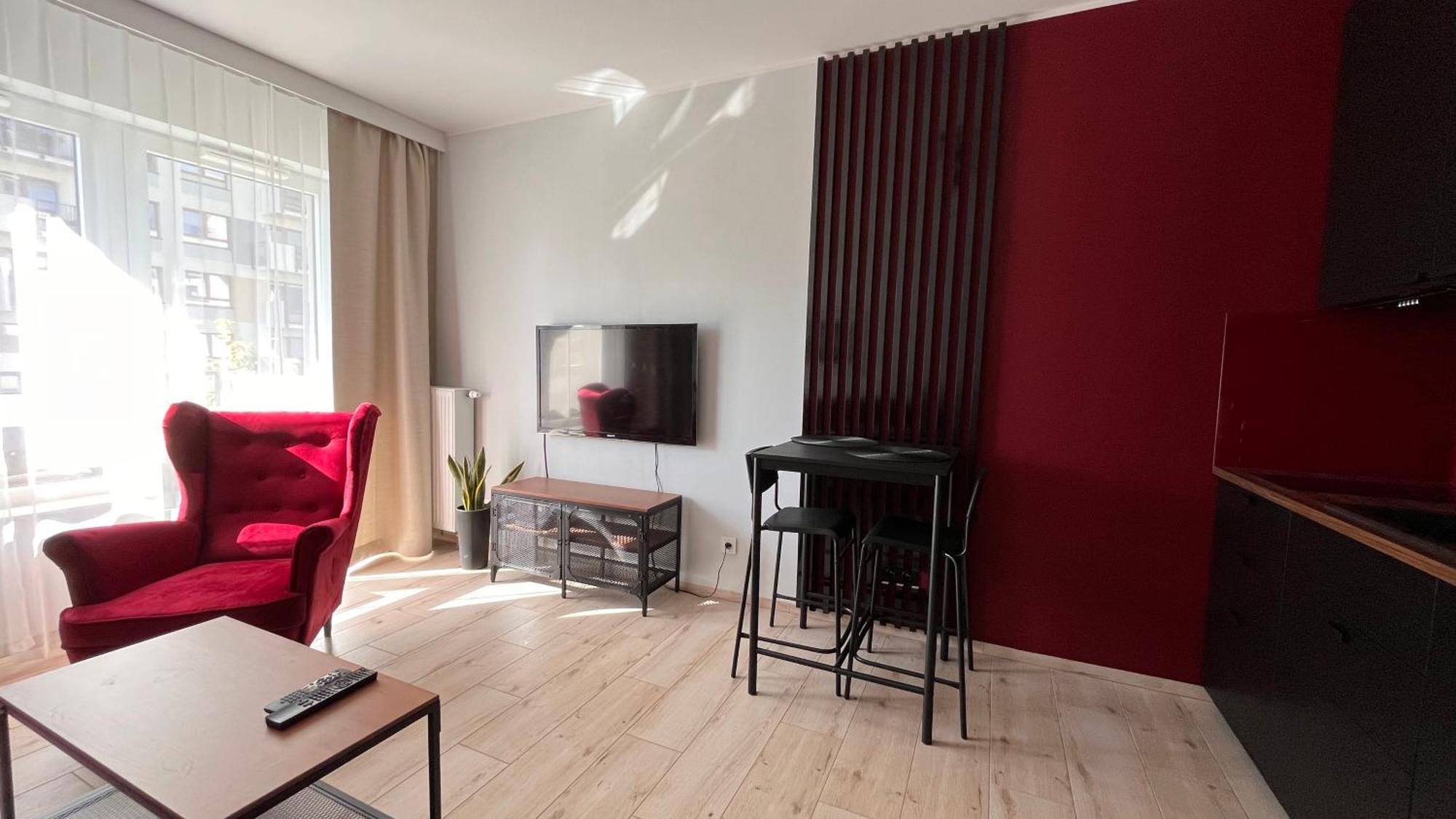New Apartment Mona Warsaw Red מראה חיצוני תמונה